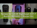 Review NETGEAR Nighthawk WiFi 7 Router (BE9300) – Router Only, 9.3Gbps Wireless Speed, 2.5 Gigabit I