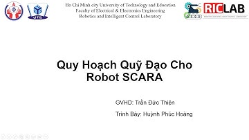 Quy Hoạch Đạo Cho Robot SCARA Và Mô Phỏng Trên MatlabSimulink