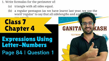 Question 1 | Figure it Out | Page 84 | Class 7 Maths | Chapter 4 | Expressions Using Letter-Numbers