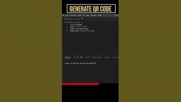 Generate QR code in just 4 lines with Python (Source Code available) #shorts