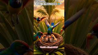 "Coconut Tree Birds Part 3 🐦 Egg Laying &amp; Chick Feeding HOOK – Super Cute Tingles! (Silent ASMR)".