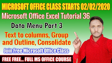 MS Excel tutorial 36 data menu part 3 || in hindi || by dev bind || technical dev