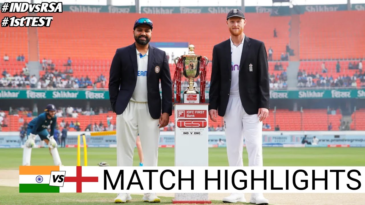 India vs England 1st Test Day 3 Highlights 2024 | IND Vs ENG 1st Test ...