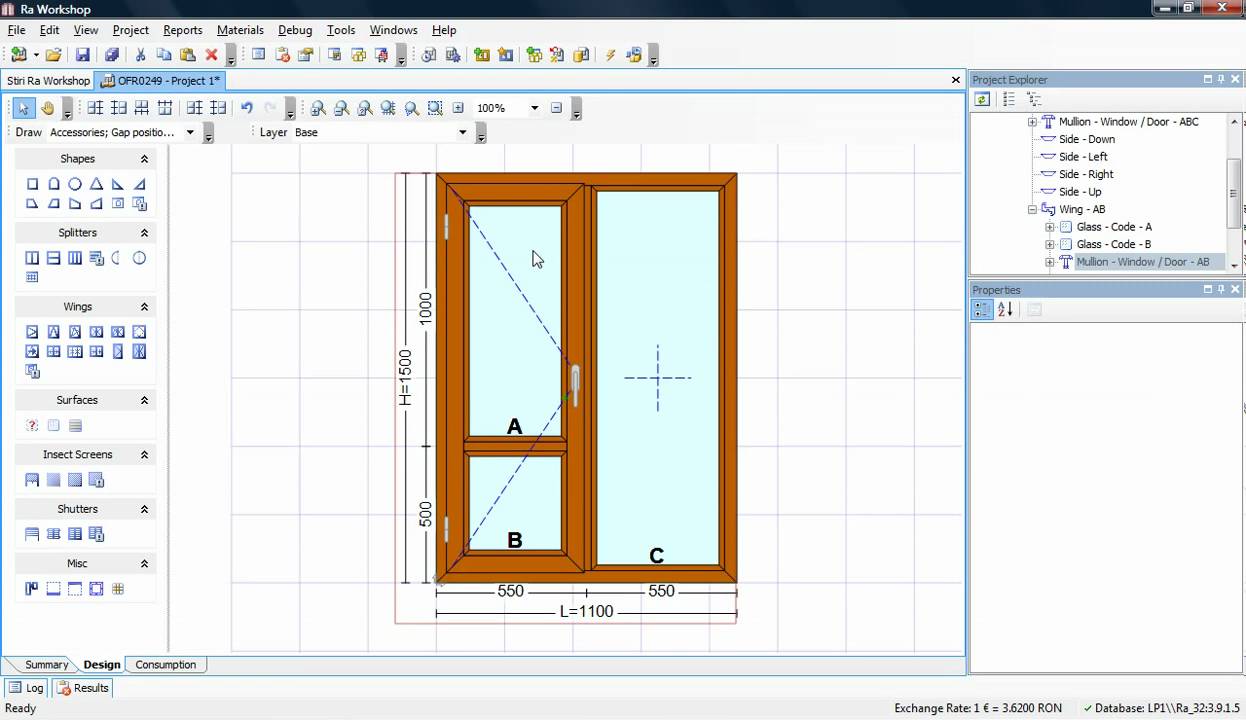 Ra Workshop 3.2 - Window Quotations - Window &amp; Door Design ...