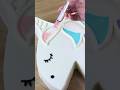 Making a Unicorn Cake dessert
