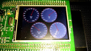 Graphic gauges on STM32F429-disco