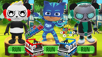 Tag with Ryan - Combo Panda vs PJ Masks Catboy vs Spy Robo Combo Panda - All Characters Unlocked