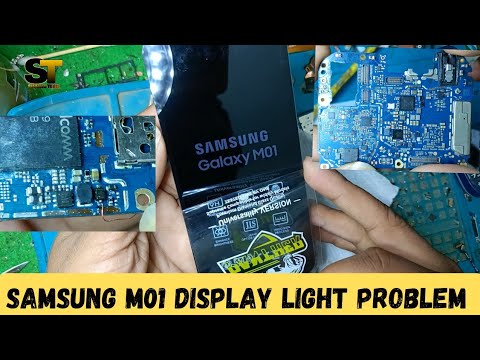 Samsung M01 Display light problem solutions