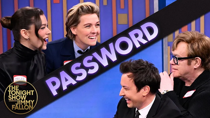 Password with Elton John, Brandi Carlile and Hailee Steinfeld | The Tonight Show