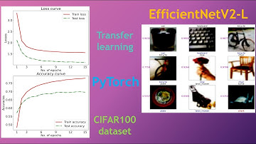 Classify CIFAR100 images using pretrained EfficientNetV2-L with PyTorch