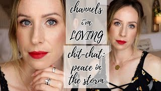 CHIT-CHAT Classic Makeup GRWM | Peace in the Storm | Channels Im LOVING