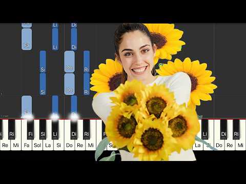 Tienes en los Ojos Girasoles - Piano Tutorial