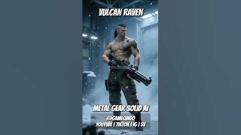 Vulcan Raven - Metal Gear Solid AI #gameqindo #ai #mgs #metalgearsolid #vulcanraven #fyp #shorts