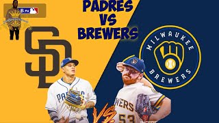 MLB LIVESTREAM: SAN DIEGO PADRES VS MILWAUKEE BREWERS PLAY BY ▶️