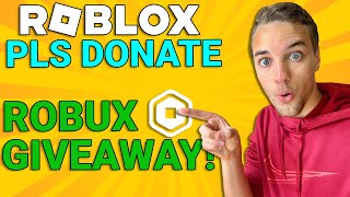 🔴 PLS DONATE ROBUX GIVEAWAY! | Roblox Live Stream