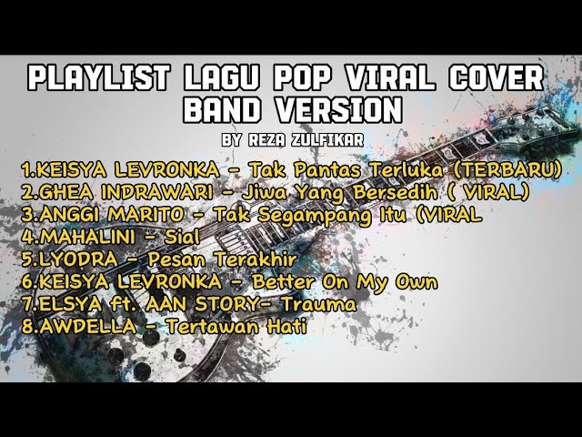 PLAYLIST LAGU POP COVER ROCK BAND VERSION [TERBARU] - cover by reza zulfikar class=