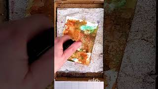 Faux Metal Technique With Layered Ink Smooshing