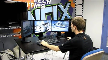 NCIX PC Vesta 4050 Eyefinity Demonstration & Performance Overview Linus Tech Tips