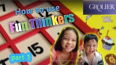 How to use and learn FUN THINKERS (part 1) #GROLIER l 3G santos squad l PRODUCT REVIEW