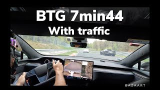 TESLA PLAID NURBURGRING FAST LAP TEST!