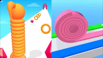 Long Neck Run VS Layers Roll - All Levels SpeedRun Gameplay Android iOS