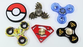 Very Rare Fidget Spinners! Superman, Pokemon, Game of Thrones Hand Spinners!