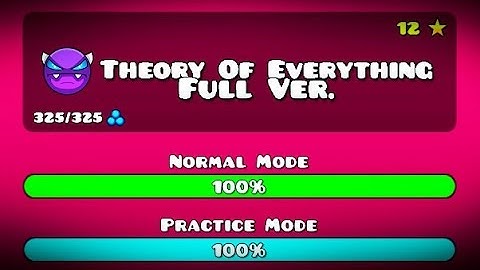THEORY OF EVERYTHING FULL VERSION GEOMETRY DASH 2.11