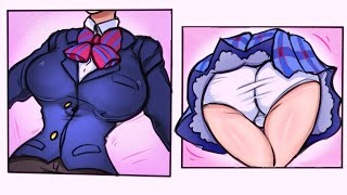 TG TF Transformation | Boy Becomes Anime Girl?! | Boy to Girl | Body Swap | TG TF Animation