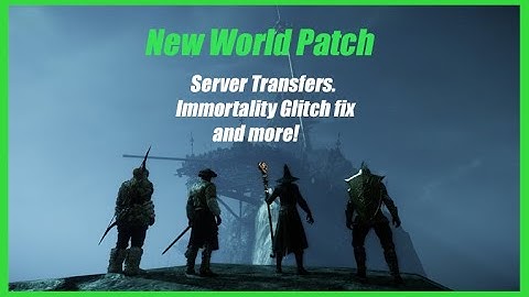 New World Patch ( Server Transfer update, Bugs, and more)