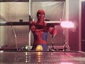 Spiderman with a machine gun