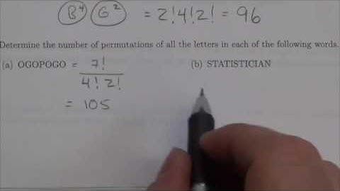 Math 30-2 Permutations and Combinations Review #15