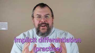 Calculus 1 -- Implicit differentiation -- More practice