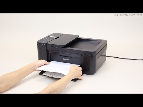 Removing jammed paper: paper output slot