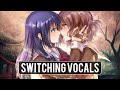 Nightcore | Faded ✗ Roses「Switching Vocals」