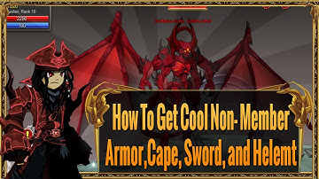 =AQW= How to get cool non member Armor, Cape, and sword