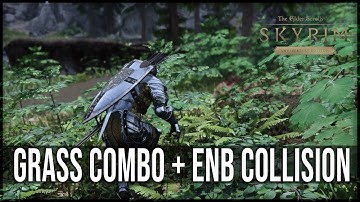 Grass Combo + ENB Collisions! | Skyrim SE/AE: Mod Showcase!