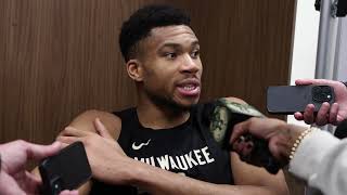 Giannis Antetokounmpo Postgame Press Conference | 2.4.24