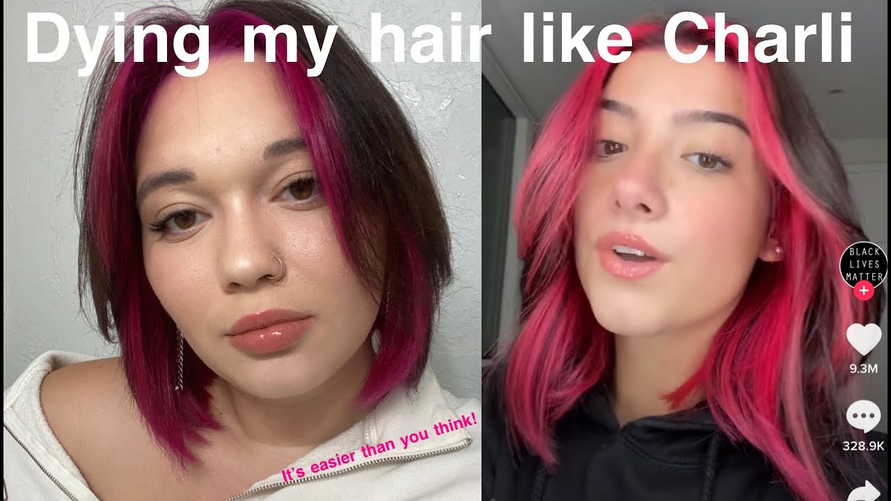 Dying My Hair Like Charli D Amelio Youtube