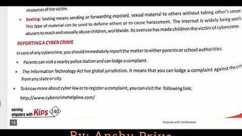 Cyber Safety | Part 7 | #Class_9 | #Computer | #IT | #CyberSafety | by Make It Easy with Anshu