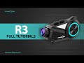 Freedconn r3 pro motorcycle helmet bluetooth headset  full tutorial