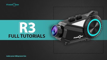 FreedConn R3 Pro Motorcycle Helmet Bluetooth Headset | FULL TUTORIAL