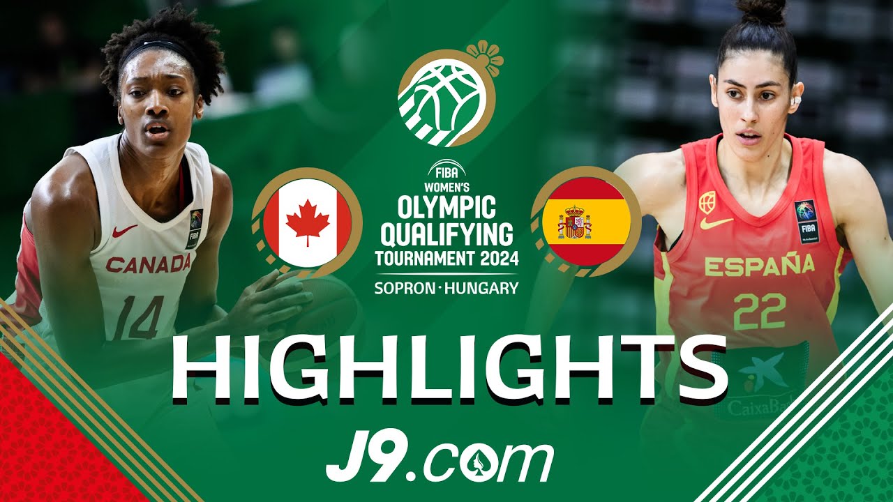 Spain grabs victory over Canada to keep Olympic dream alive | J9 Highlights