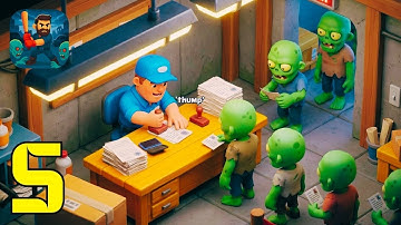 Fine to Survive - Zombie Idle Gameplay Part 5 - Hire Registration Worker (Android)