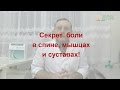 Секрет боли в спине, мышцах и суставах!