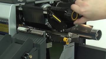 Zebra ZT600 Ribbon and Media Loading in Cutter Mode
