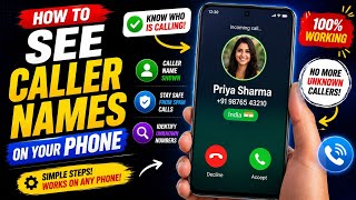 How to See Caller Names on Your Phone | Truecaller mein Name Setup kaise kare