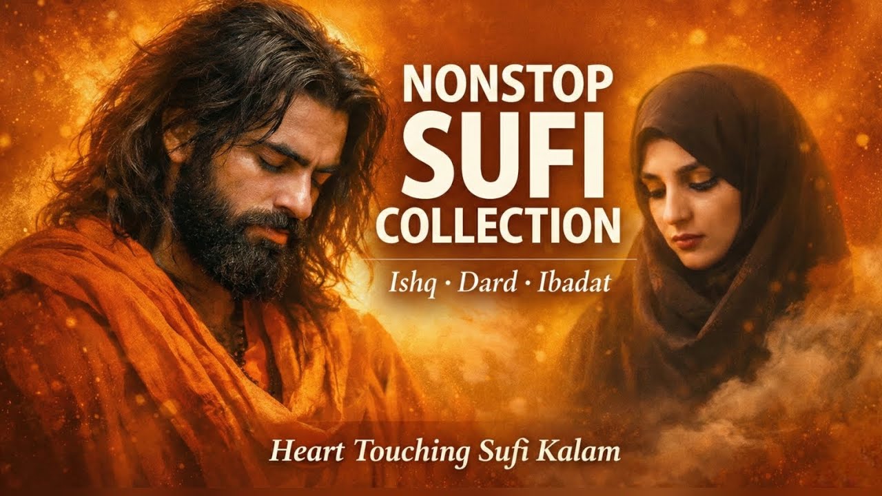 Nonstop Sufi Collection | Ishq Dard Ibadat | Heart Touching Sufi Kalam 🖤✨ | 2026 trending 