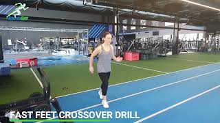 Fast Feet Crossover Drill