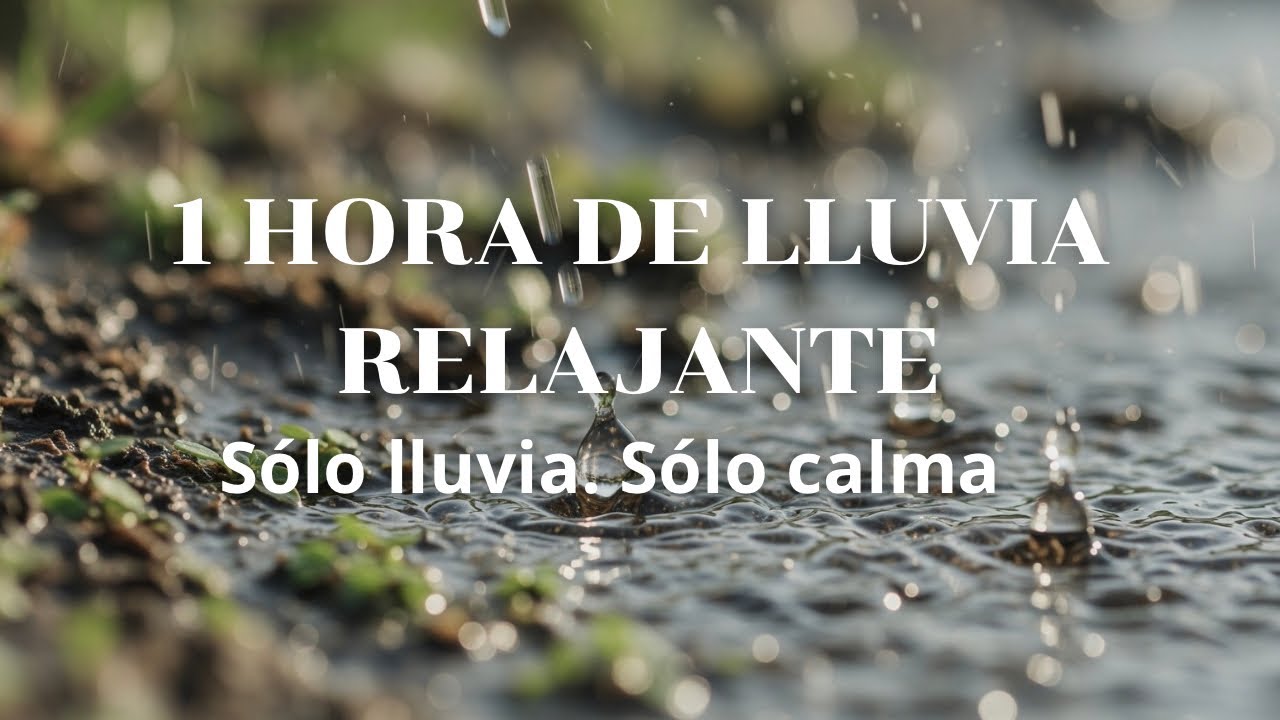 1 Hora de Lluvia para Dormir Profundamente | Sonidos Relajantes para ...