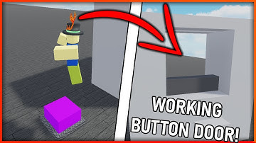 Working BUTTON DOOR?! | Obby Creator Tutorial